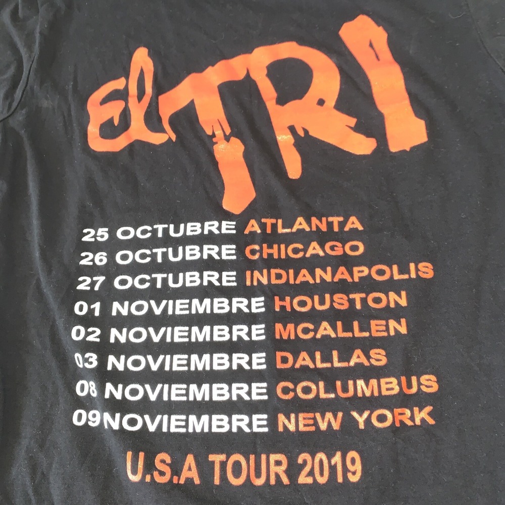 EL TRI T-Shirt‎ RARE Logo Mexico Alex Lora 2019 Tour - Picture 6 of 6